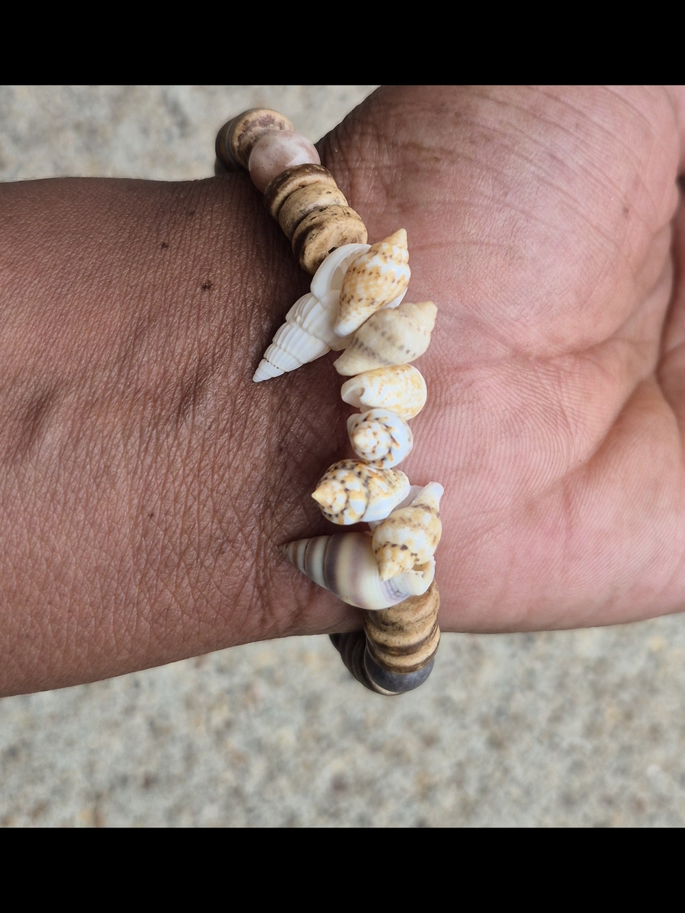Handcrafted Natural Coconut Braclet! - Picture 5 of 8